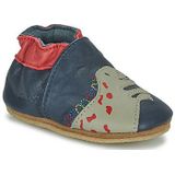 Robeez - Cretace Star - Pantoffels - Marineblauw - Plantaardig Gelooid Leer
