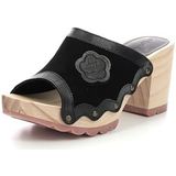 Kickers - Woodstok - Muiltjes - Zwart