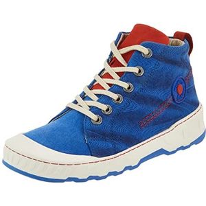 KICKERS KICKRUP sneakers voor heren, blauw-rood, 38 EU