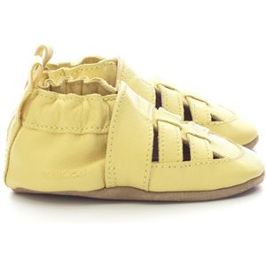 Robeez Sandiz Veg uniseks kinderpantoffels, Lichtgeel, 18 EU