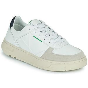 Kickers, Schoenen, Heren, Wit, 37 EU, Leer, Lage Top Leren Sneakers Kick Allow