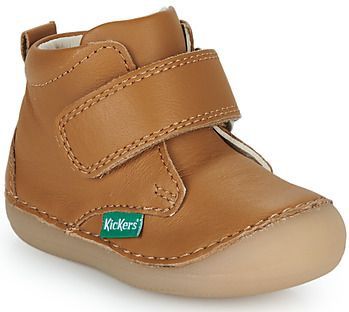 Kickers - Sabio - Enkellaarsjes - Bruin - Leer