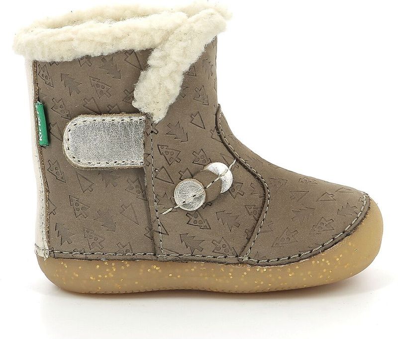 Kickers - So Windy - Enkellaarsjes - Marineblauw - Leder