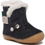 Kickers - So Windy - Enkellaarsjes - Marineblauw - Leer