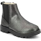 Bottines chelsea in leer Groofit KICKERS. Leer materiaal. Maten 36. Zilver kleur