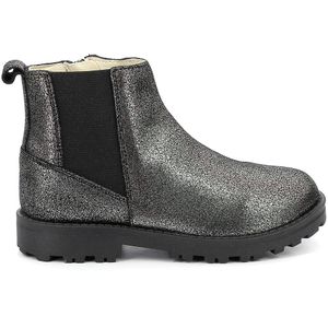 Leren meisjesboots Groofit KICKERS grijs