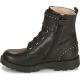 Leren boots Groorock KICKERS. Leer materiaal. Maten 33. Zwart kleur