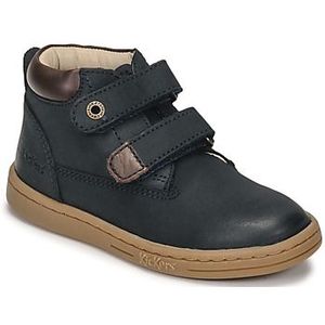 KICKERS - Tackeasy - Enkellaarsjes - Marineblauw - Leer
