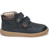 KICKERS - Tackeasy - Enkellaarsjes - Marineblauw - Leer