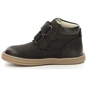 Kickers Tackeasy Oxford Unisex kinderen plat, Zwart 308, 19 EU