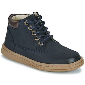 KICKERS - Tackland - Leren Bottines - Donkerblauw - Leer