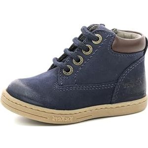 Kickers Tackland Oxford shell, uniseks, marineblauw, 18 EU