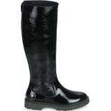 Kickers - Deckboot - Laarzen - Zwart - Leer - Ritssluiting