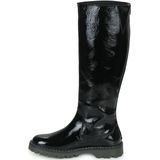 Kickers - Deckboot - Laarzen - Zwart - Leer - Ritssluiting