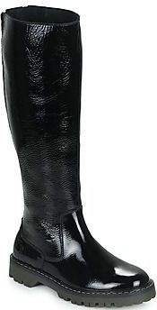 Kickers - Deckboot - Laarzen - Zwart - Leer - Ritssluiting