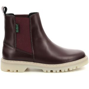 Leren chelsea boots Deckfit KICKERS. Leer materiaal. Maten 37. Rood kleur