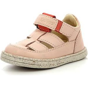 KICKERS Tract Sandalen voor jongens, uniseks, kinderen, lichtroze, 23 EU, Lichtroze, 23 EU