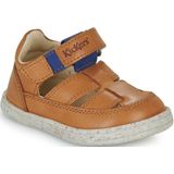 KICKERS Tractus, uniseks sandalen voor kinderen, Camel Blauw, 22 EU