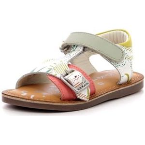 KICKERS Diazz sandalen voor meisjes, 37_EU, Sunshine wit, 23 EU