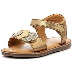 KICKERS Dyastar sandalen voor meisjes, Luipaard brons, 25 EU
