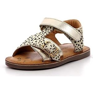 KICKERS Diazz, sandalen voor meisjes, gouden pony, 23 EU