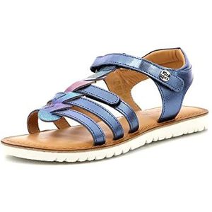 Kickers Brahmia sandalen voor meisjes, Marine Metal Rainbow