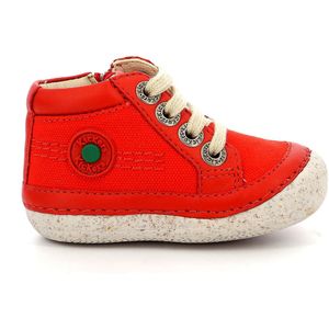 Sneakers in stof Sonistreet KICKERS. Leer materiaal. Maten 21. Rood kleur