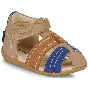 KICKERS BIGBAZAR-2, sandalen, beige, camel blauw, 24 EU, beige, camelblauw, 24 EU