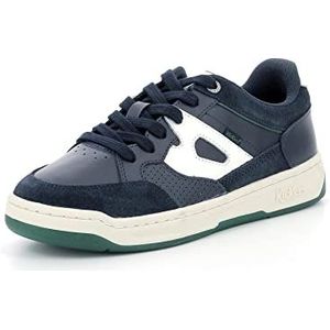 Kickers Kikouak Jr Sneakers voor kinderen, uniseks, Marine Vert, 36 EU