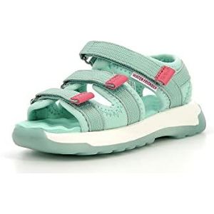 KICKERS KIKCO Sandalen voor jongens en meisjes, lichtblauw, 28 EU, Lichtblauw, 28 EU