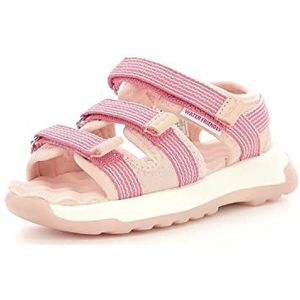 KICKERS Kikco meisje sandaal, Koraal roze, 33 EU