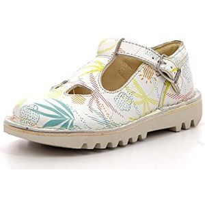 KICKERS Kick Mary Jane lage schoenen voor jongens en meisjes, Blanc Sunshine, 24 EU, Blanc Sunshine, 24 EU
