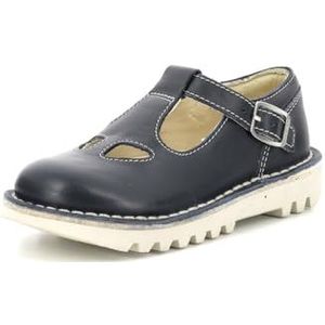 Kickers Kick Mary Jane lage schoenen voor meisjes, marineblauw, 33 EU