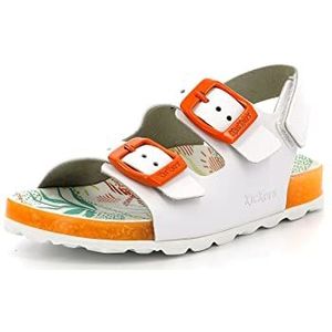 KICKERS Sunyva meisje sandaal, Sunshine wit, 37 EU