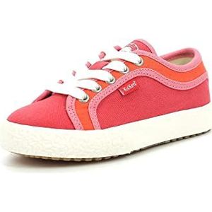 Kickers Geeck Sneakers voor kinderen, uniseks, Rouge Oranje, 36 EU