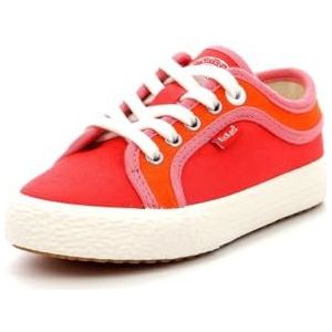 Kickers Geeck, uniseks gymschoenen voor kinderen en jongens, Rouge Oranje, 27 EU