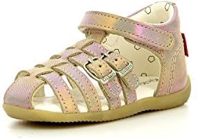 KICKERS - Bigkro - Sandalen - Roze - Leer