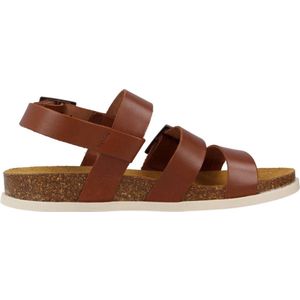 Kickers Alana platte sandalen voor dames, Lichtbruin, 36 EU