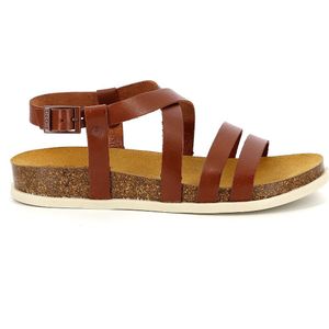 Kickers, Comfort Leren Sandalen Bruin, Dames, Maat:38 EU