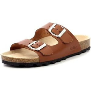 KICKERS Elk, dames flipflops, lichtbruin, 37 EU, Lichtbruin, 37 EU