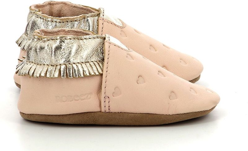 Robeez - Appaloosa - Babyslofjes - Rozen - Plantaardig Leer