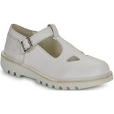 Kickers Mary Jane, Oxford-plaat, voor dames, wit, 41 EU, Wit., 41 EU