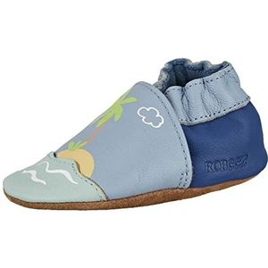 Robeez Island Holidays, pantoffels voor jongens, Blauw, 17 EU