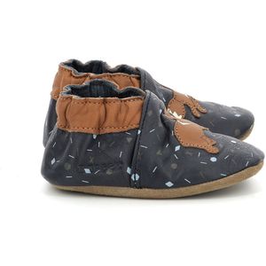 ROBEEZ - Game Run - Slofjes - Marineblauw - Leer