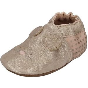 Robeez - Mouse Nose - Babyslofjes - Roze - Plantaardig Leer