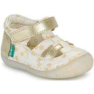 Kickers Jongens Unisex Kids SUSHY Mary Jane Flat, Blanc OR, 10 UK Kind, Blanc of, 10 UK Child