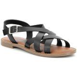 Sandalen in leer Kick Diana KICKERS. Leer materiaal. Maten 36. Zwart kleur