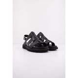 Kickers - Neosinead - Sandalen - Zwart - Leer