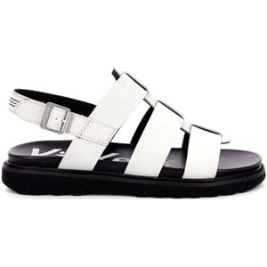 Kickers - Neosinead - Sandalen - Zwart - Leer