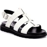 Kickers - Neosinead - Sandalen - Zwart - Leer